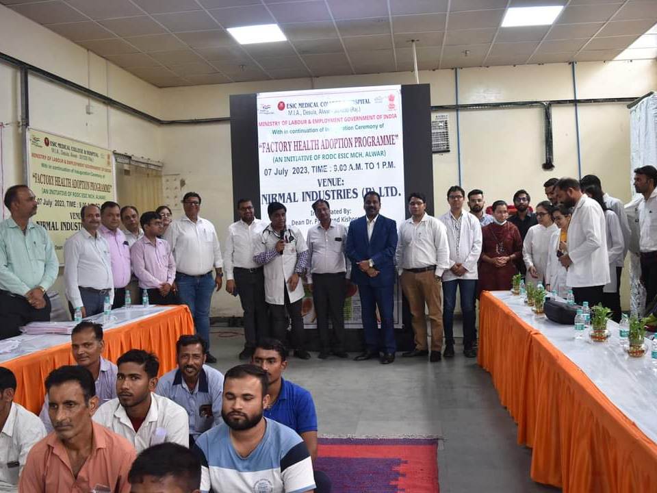 Nirmal Industries Factory Health Adoption Programme 07-07-2023